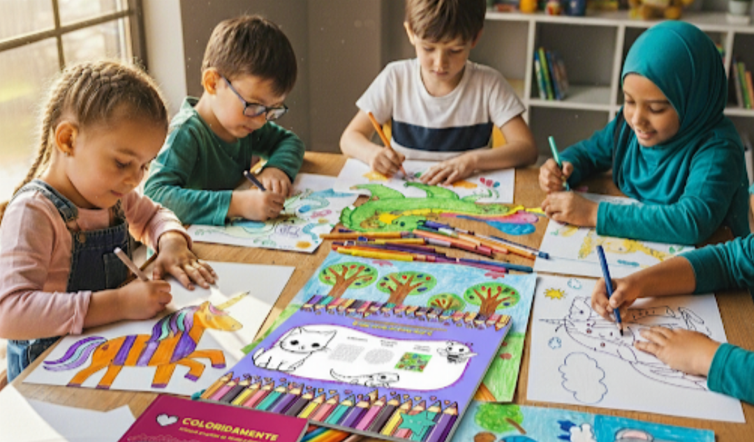 7 beneficios de colorear para el desarrollo de los niños
